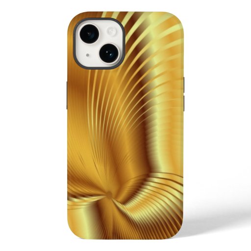 Elegant Shine Metallic Gold I Phone 14 case