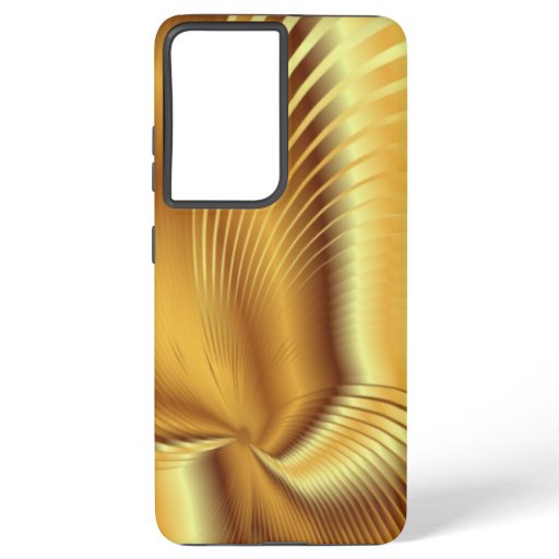 Elegant Shine Metallic Gold Samsung GalaxyS21 case
