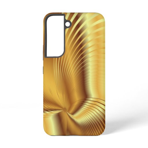 Elegant Shine Metallic Gold Samsung GalaxyS22 case