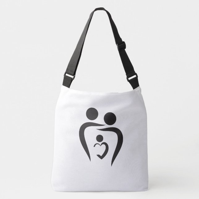 Elegant Shoulder Handbags Celebrating Family Love (Front)