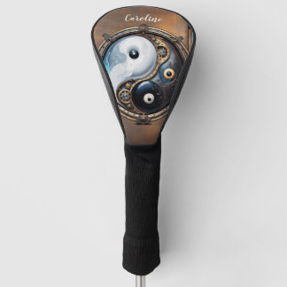 Elegant sign of yin yang golf head cover