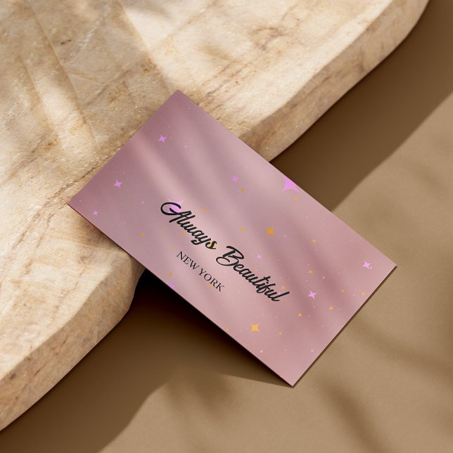 Elegant Signature Script Calligraphy Esthetician Business Card (Elegant Signature Script Calligraphy Esthetician Business Card)