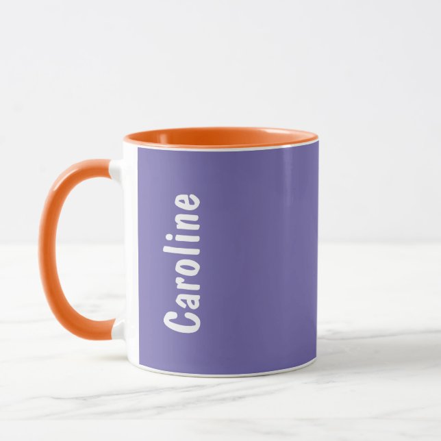 Elegant Signature Script Monogram Mug (Left)