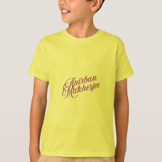 Elegant Signature Style Name Art Anirban Mukherjee T-Shirt