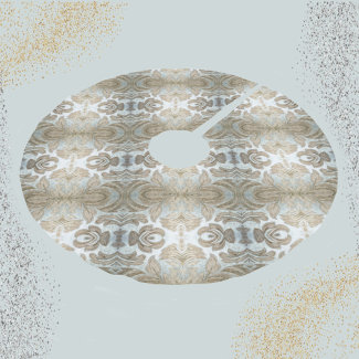 Elegant Silver and Gold tone Vintage Upholstery