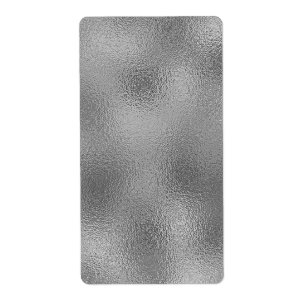 Elegant Silver Blank Template Add Text Label