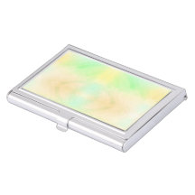 Elegant silver business card holder