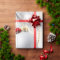 Elegant  Silver Christmas Balls Branches Holiday 