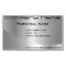 Elegant Silver Corporate Business Card Magnet