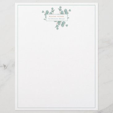Elegant Silver Eucalyptus Branches - Personalized