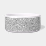 Elegant Silver Glitter Bowl<br><div class="desc">Elegant Silver Glitter</div>