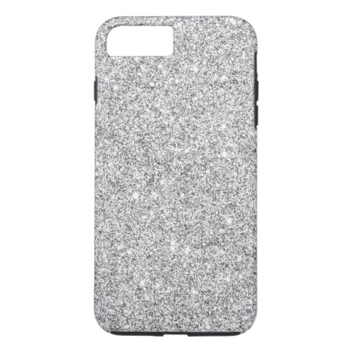 Elegant Silver Glitter iPhone 8 Plus7 Plus Case