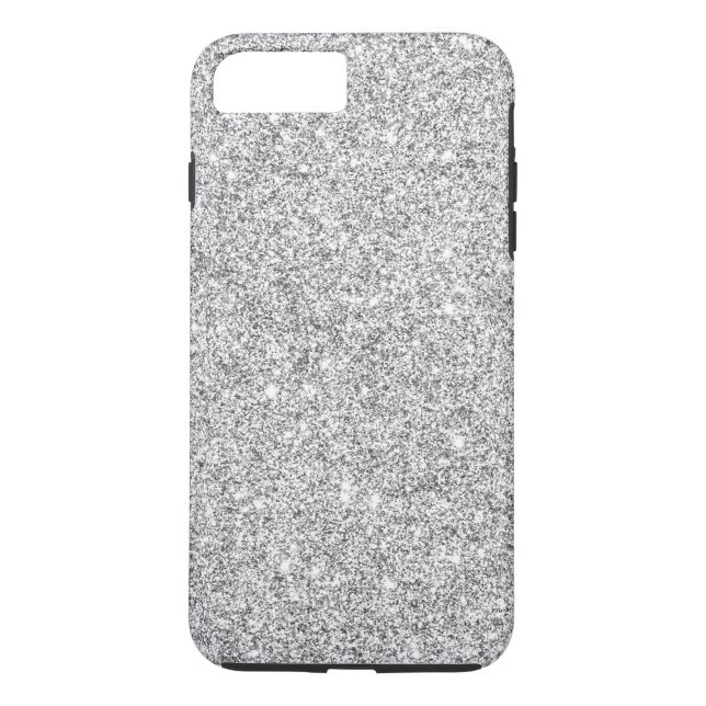 Elegant Silver Glitter Case-Mate iPhone Case (Back)