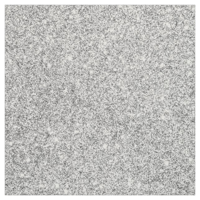 Elegant Silver Glitter Fabric (Swatch)