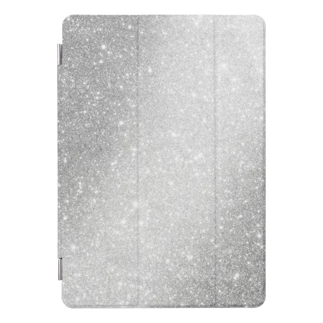 Elegant Silver Glitter  iPad Pro Cover (Front)