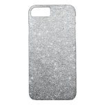 Elegant Silver Glitter Iphone 7 Case at Zazzle