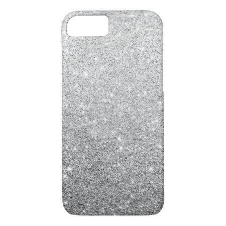 Elegant Silver Glitter Iphone 7 Case
