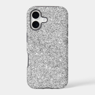 Elegant Silver Glitter iPhone 17 Case