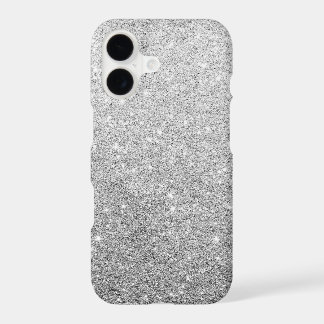 Elegant Silver Glitter iPhone 17 Case