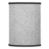 Elegant Silver Glitter Lamp Shade (Left)