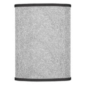 Elegant Silver Glitter Lamp Shade (Front)