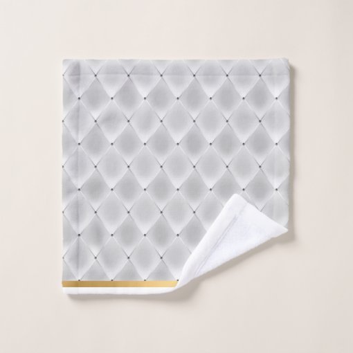 ELEGANT SILVER GOLD BATHROOM TOWEL SET Zazzle