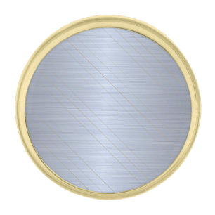 Elegant Silver Gold Striped Gold Finish Lapel Pin