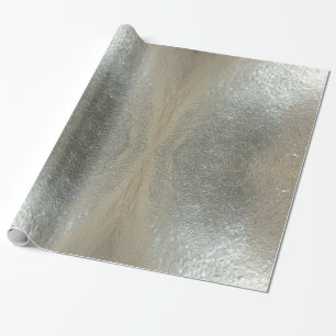 Elegant Silver Gray Festive Chic Wrapping Paper