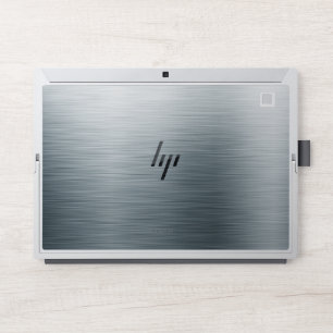 Elegant Silver HP Laptop Skin