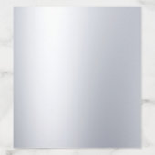 Elegant Silver Look Modern Glamorous Plain Envelope Liner (Design)