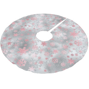 Rose Gold Christmas Tree Skirts Zazzle