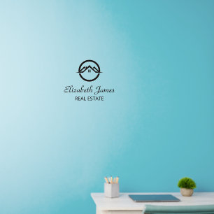 Elegant Silver Real Estate Wall Decal