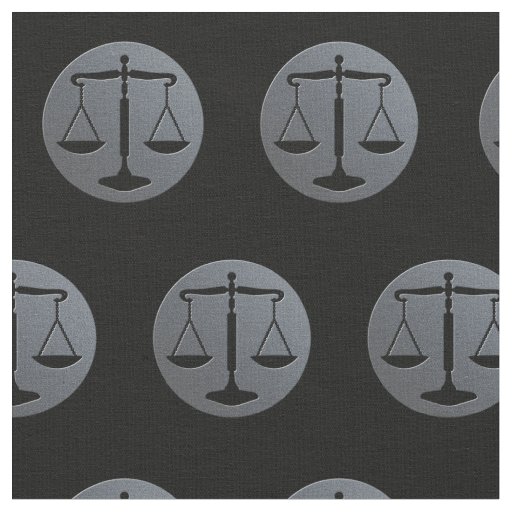 Elegant Silver Scales of Justice | Lawyer Fabric