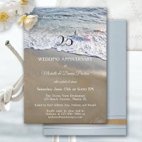 Elegant Simple Beach Wedding Anniversary Party