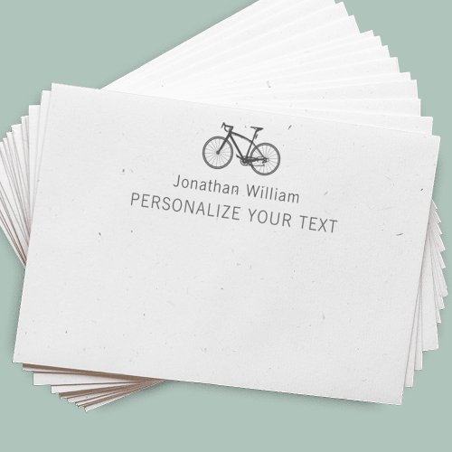 Elegant Simple Bicycle Retro Personal Stationery Post_it Notes
