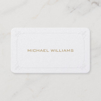 Elegant simple classic professional brightness business card