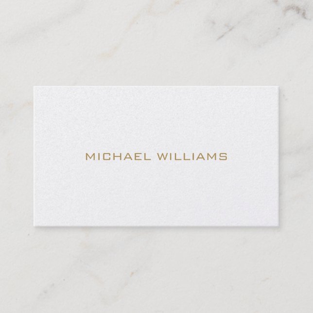 Elegant simple classic professional brightness business card (Front)