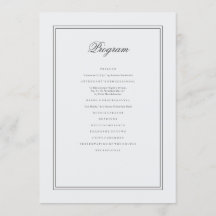Elegant Simple Classic White Wedding