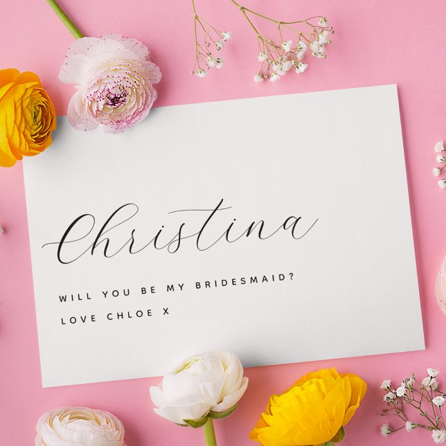 Elegant Simple Classic Will You Be My? (Creator Uploaded)