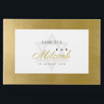 ELEGANT SIMPLE CLEAN FAUX GOLD BAR BAT MITZVAH GUEST BOOK<br><div class="desc">If you need any further customisation please feel free to message me on yellowfebstudio@gmail.com.</div>