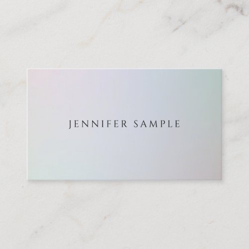 Elegant Simple Colorful Background Modern Template Business Card