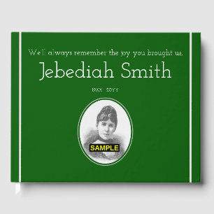 Elegant & Simple Condolences Guestbook