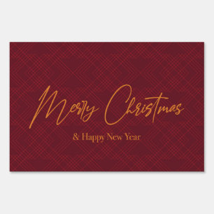 Elegant, simple, cool design of Merry Christmas Sign