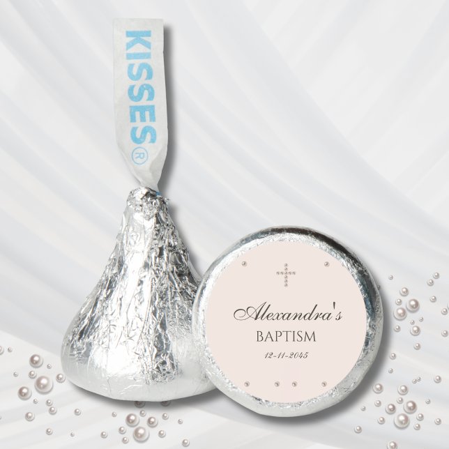 Elegant Simple Cross Christian Baptism Favor (Creator Uploaded)