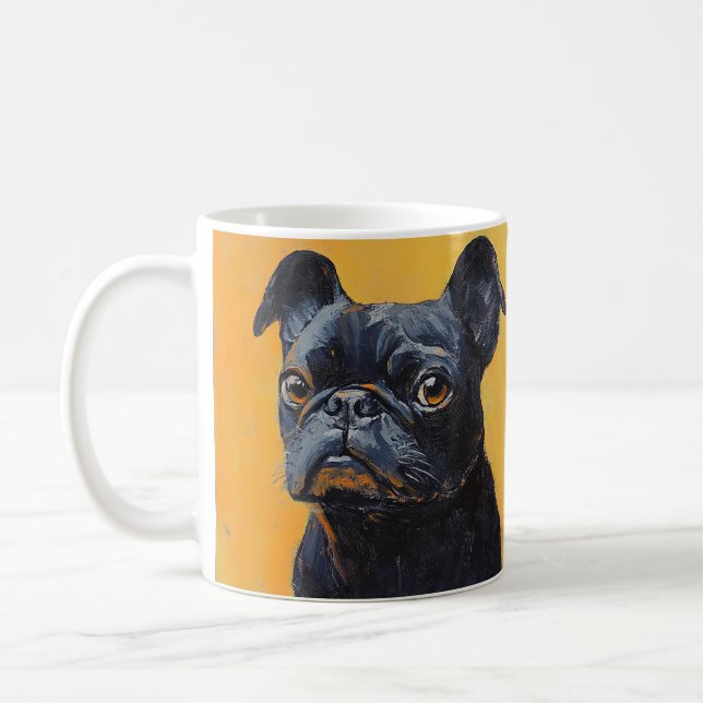 Elegant Simple Custom Pet's Simple Modern Photo Coffee Mug (Left)