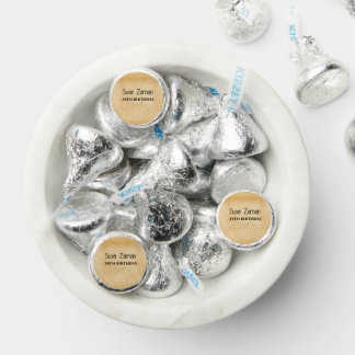 Elegant Simple Cute Gray 20th Birthday Hershey®'s Kisses®
