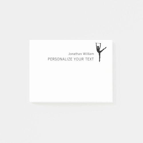    Elegant Simple Dancer Retro Personal Stationery Post_it Notes