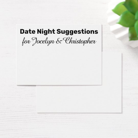 Date Night Suggestions Date Night Suggestions