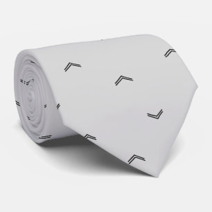 Elegant simple design gray pattern for him neck tie