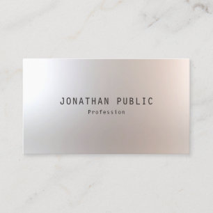 Elegant Simple Design Modern Minimalist Template Business Card
